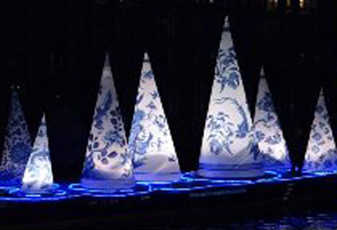 00211 delfs blauwe kegels